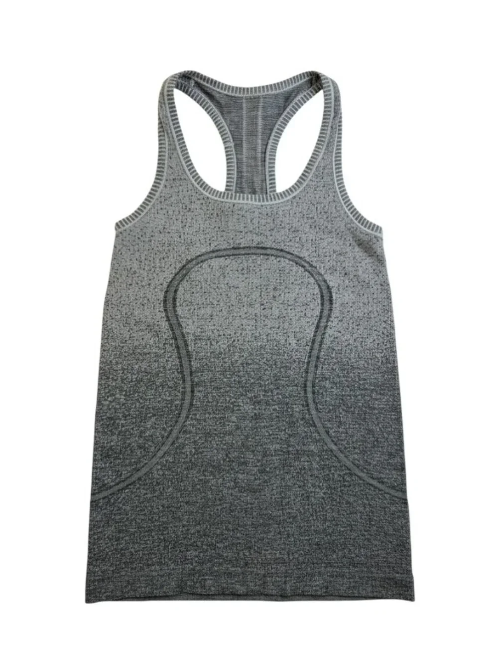 🌟 Lululemon Ebb to Street Tank - Like New - Heathered Grey Ombre - Size 4 🐱‍🏍